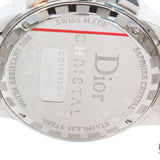 Dior - Stainless Steel with Black Sapphires and Crystal Bezel Chronograph Watch