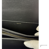 Celine Classique Shiny Calf Classic Triomphe Medium Crossbody Bag Pre Owned