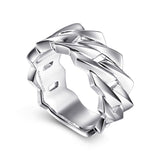 Chain Link Wide Band 925 Sterling Silver | In-Store