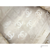 Chanel Whipstitch CC Bowler Bag STITCH LOGO BEIGE TAN LEATHER ZIP SHOULDER BAG Pre Owned