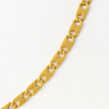 14K Gold 18" Link Chain Necklace – Solid Gold V-Link Chain | Classic Men's Fine Jewelry