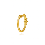 14K Yellow Gold Diamond Classic Hoop Earrings In-Store