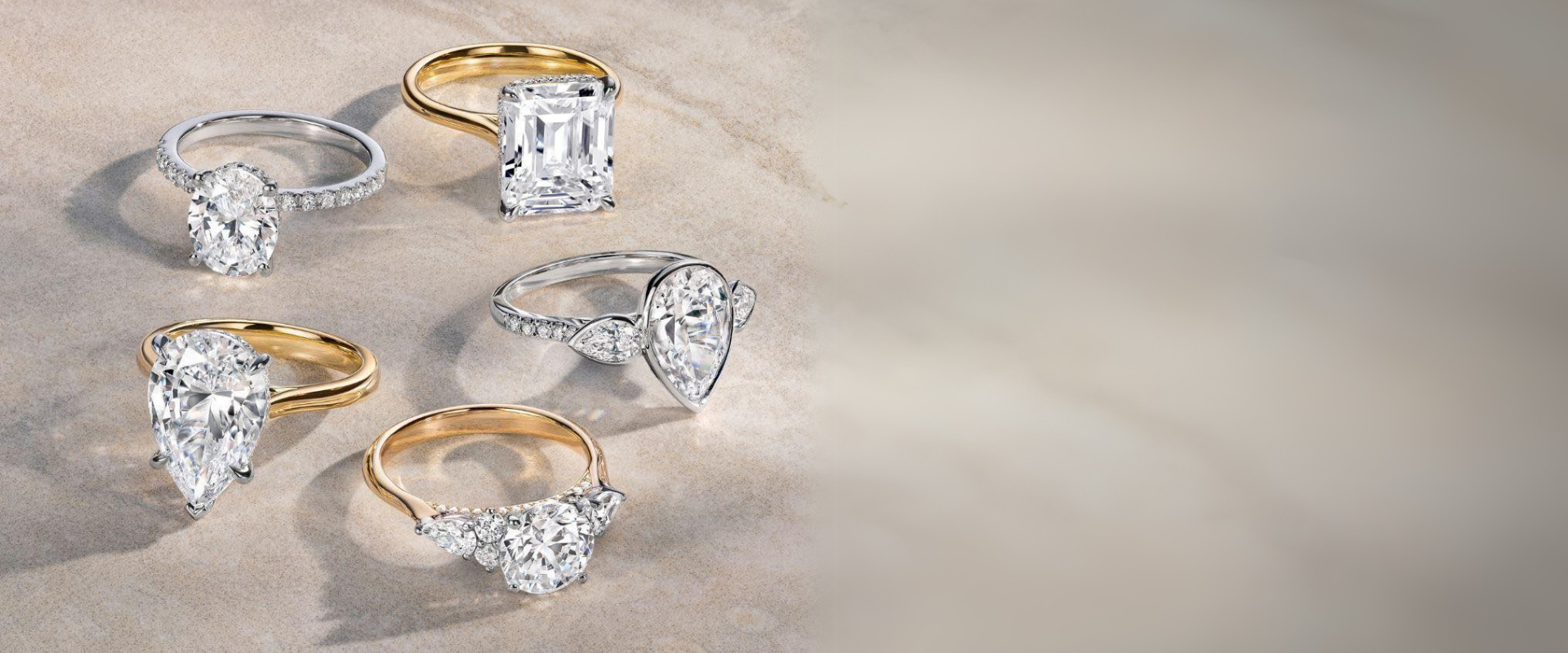 Diamond engagement rings from the Jewelry Couture bridal collection