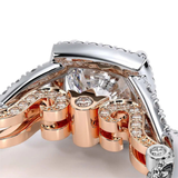 Verragio Insignia 7070CU Cushion Diamond Engagement Ring | 14K Two-Tone Gold Semi-Mount
