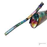 Pre-Owned Dolce & Gabanna Multicolor Graffiti Handbag Clutch Gold Hardware