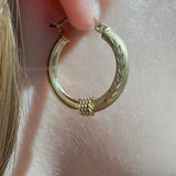 Celandine - 14KT Yellow Gold Hoops