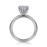 Lark - 14K White Gold Round Solitaire Engagement Ring