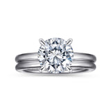 Lark - 14K White Gold Round Solitaire Engagement Ring
