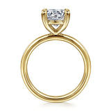 Lark - 14K Yellow Gold Round Solitaire Engagement Ring