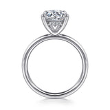 Elia - 14K White Gold Solitaire Round Diamond Engagement Ring