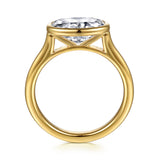 Irene - 14K Yellow Gold Oval Diamond Engagement Ring In-Store