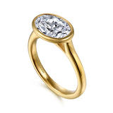 Irene - 14K Yellow Gold Oval Diamond Engagement Ring In-Store