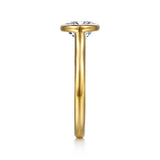 Irene - 14K Yellow Gold Oval Diamond Engagement Ring In-Store