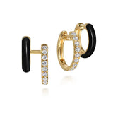 Gabriel & Co. 14K Yellow Gold Diamond Stuggeis Earrings | EG15139Y45JJ