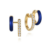 Gabriel & Co. 14K Yellow Gold Diamond Stuggeis Earrings | EG15139Y45JJ