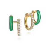 Gabriel & Co. 14K Yellow Gold Diamond Stuggeis Earrings | EG15139Y45JJ