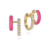 Gabriel & Co. 14K Yellow Gold Diamond Stuggeis Earrings | EG15139Y45JJ