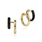 Gabriel & Co. 14K Yellow Gold Enamel Stuggies Earrings | EG15138Y4JJJ