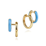 Gabriel & Co. 14K Yellow Gold Enamel Stuggies Earrings | EG15138Y4JJJ