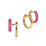Gabriel & Co. 14K Yellow Gold Enamel Stuggies Earrings | EG15138Y4JJJ