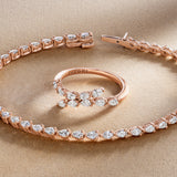 Tacori Stilla - Pear Diamond Tennis Bracelet 18kt