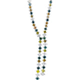 multi colored necklace