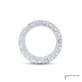 Wisteria - 14KT White Gold Eternity Band