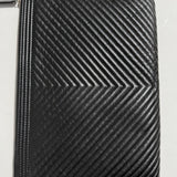 CHANEL  Calfskin Chevron Medium Boy Cosmetic Case Black