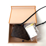 Louis Vuitton Double Zip Pochette Reverse Monogram Canvas