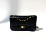 Chanel Vintage 24K Gold hardware Classic Flap Bag Medium Size