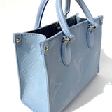 Louis Vuitton Empreinte Leather Imperial Blue Hour OnTheGo Pm Authentic Pre-Owned