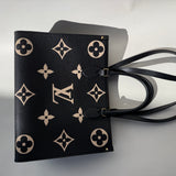 LOUIS VUITTON  Empreinte Monogram Giant Onthego MM Black Beige