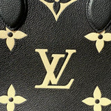 LOUIS VUITTON  Empreinte Monogram Giant Onthego MM Black Beige
