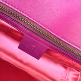 Gucci GG Marmont Flap Bag Matelasse Velvet Medium Pre-loved