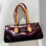 Louis Vuitton Amarante Monogram Vernis Rosewood Avenue Handle Bag Satchel Leather top