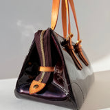 Louis Vuitton Amarante Monogram Vernis Rosewood Avenue Handle Bag Satchel Leather top