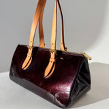 Louis Vuitton Amarante Monogram Vernis Rosewood Avenue Handle Bag Satchel Leather top