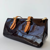 Louis Vuitton Amarante Monogram Vernis Rosewood Avenue Handle Bag Satchel Leather top