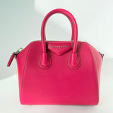 Givenchy Antigona Bag Leather Mini Leather Satchel Handle Crossbody Bag Handbag Pre-Loved