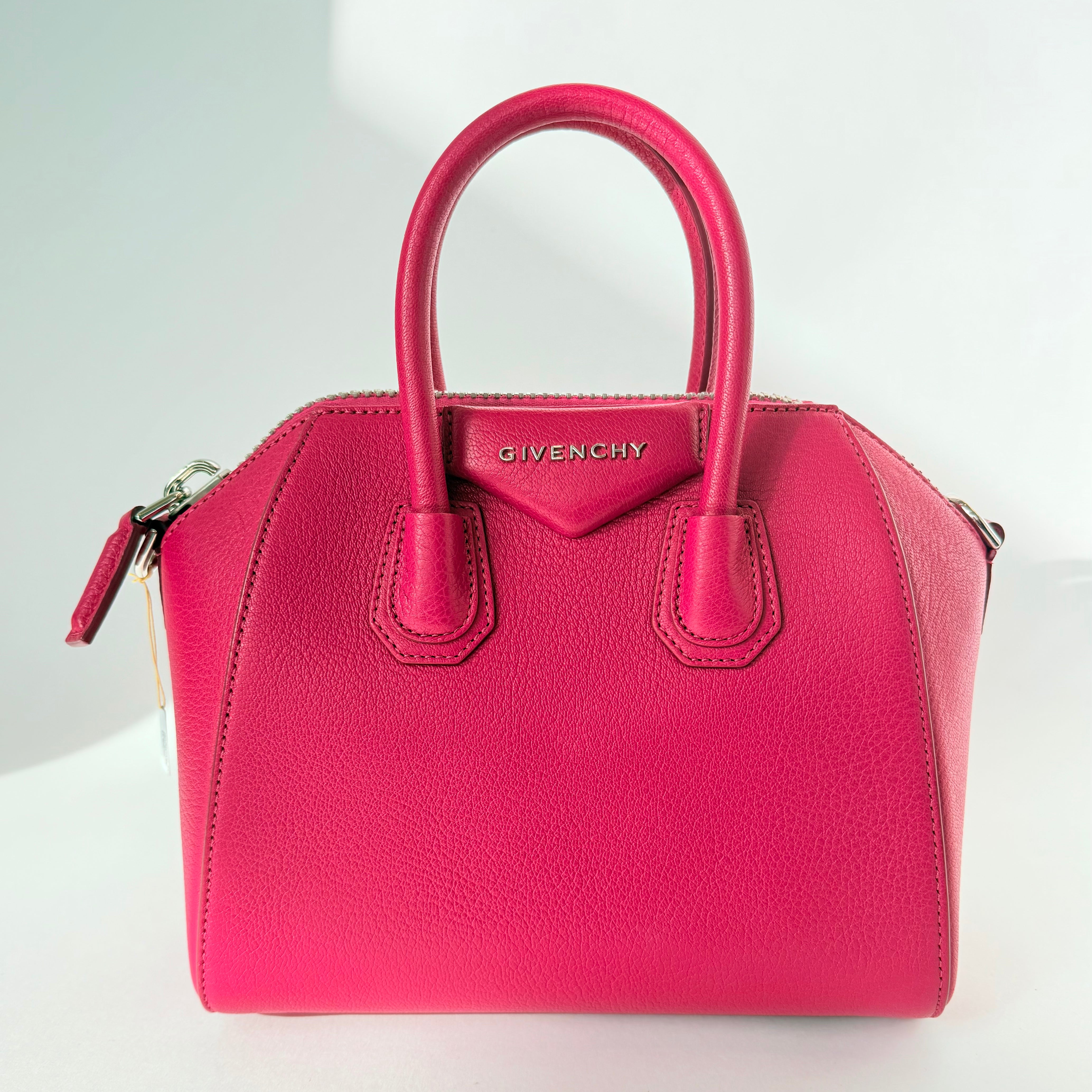 Givenchy Antigona Mini Leather Satchel Crossbody Bag Pre-Owned