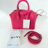 Givenchy Antigona Bag Leather Mini Leather Satchel Handle Crossbody Bag Handbag Pre-Loved