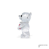 Swarovski Crystal Bear with Heart Charm