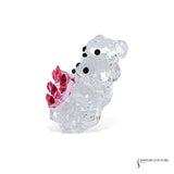 Swarvoski Bear In Love Figurine