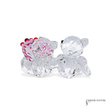 Swarvoski Bear In Love Figurine