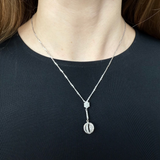 14KT White Gold Diamond Pendant Necklace