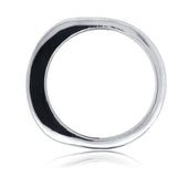 Men’s Diamond Wedding Band 14K White Gold  Channel Set Diamonds