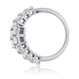 14K White Gold Lab Grown Diamond Ring – F/VS1 with White Diamonds
