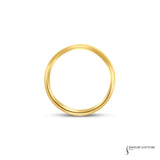 Ruscus - 14KT Yellow Gold 5MM Men's Wedding Band