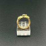 David Yurman Sculpted Cable Buckle Ring in 14K Yellow Gold | Pre-Owned