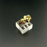 David Yurman Sculpted Cable Buckle Ring in 14K Yellow Gold | Pre-Owned